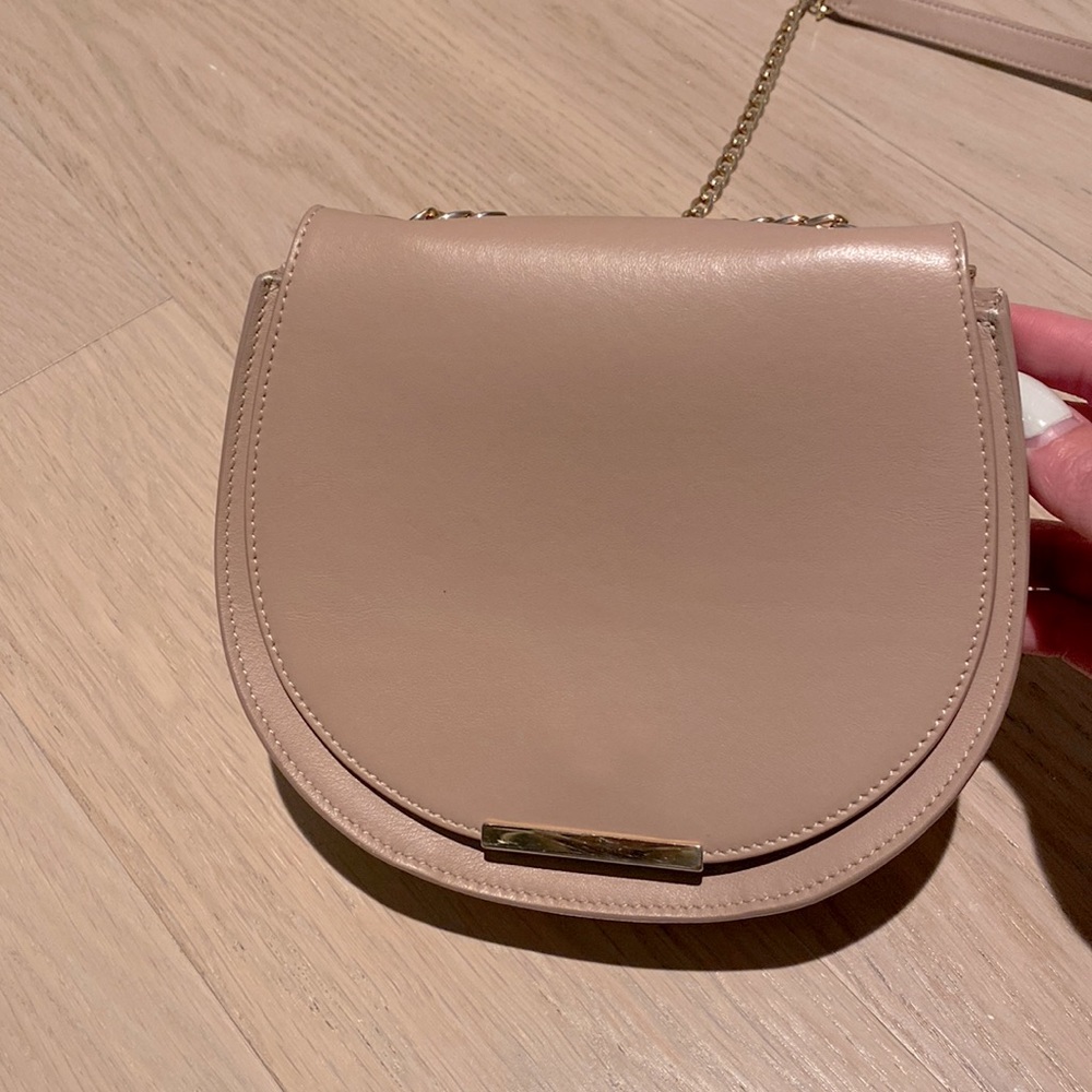 Nude pink Cuyana purse. Perfect condition